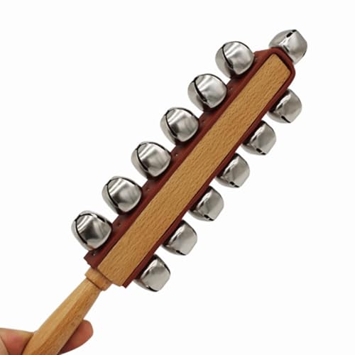Glocken aus Holz, 13 Glockeninstrumente, Musikspielzeug für die frühe Bildung, Handglocken aus Holz, Schlittenglocken – Weihnachtsglocke Glocken aus Holz, 13 Glockeninstrumente, Musikspielzeug für die frühe Bildung, Handglocken aus Holz, Schlittenglocken – Weihnachtsglocke von Générique