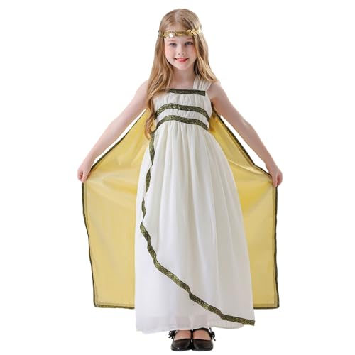 Griechisches antikes römisches Kostüm für Familie, Erwachsene, Kinder, Cosplay, Hof, Kleid, Halloween und Show, für 6 bis 12 Jahre, Verkleidung für Kinder, Halloween Griechisches antikes römisches Kostüm für Familie, Erwachsene, Kinder, Cosplay, Hof, Kleid, Halloween und Show, für 6 bis 12 Jahre, Verkleidung für Kinder, Halloween von Générique