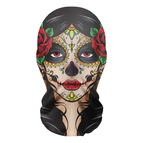 Gruselige böse Geistermaske, Halloween Horror Maske, Horror Evil Ghost Mesh Maske mit atmungsaktivem Design, atmungsaktive und realistische Geistermaske, Gruseliges Kostüm für Halloween, C von Générique