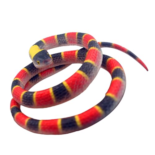 Gummisnake – Garten-Reptilien, Schlangen Spielzeug für den Außenbereich | Realistisches flexibles Replik-Design, 70 cm langlebige falsche Schlange mit realistischer Textur für Halloween-Dekoration Gummisnake – Garten-Reptilien, Schlangen Spielzeug für den Außenbereich | Realistisches flexibles Replik-Design, 70 cm langlebige falsche Schlange mit realistischer Textur für Halloween-Dekoration von Générique