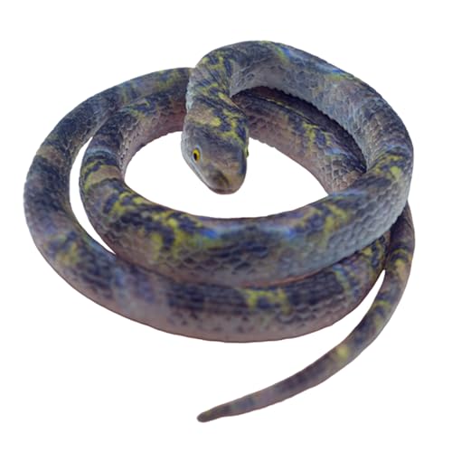 Gummisnake – Garten-Reptilien, Schlangen Spielzeug für den Außenbereich | Realistisches flexibles Replik-Design, 70 cm langlebige falsche Schlange mit realistischer Textur für Halloween-Dekoration Gummisnake – Garten-Reptilien, Schlangen Spielzeug für den Außenbereich | Realistisches flexibles Replik-Design, 70 cm langlebige falsche Schlange mit realistischer Textur für Halloween-Dekoration von Générique