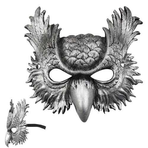 Halloween Eule Maske, Eule Maske für die Party Einzigartige Eule Kostüm Maske, Eule Cosplay, Vogeltiermasken für Männer, Halloween Cosplay Kostüm für ad von Générique