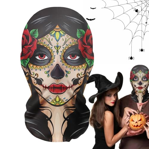 Halloween-Geistermaske, gruselige böse Geistermaske, Horror, lustig, Netz, , lustig, Horror, Maske, Spielzeug – böse Geistermaske, Halloween-Kostüm aus Netzgewebe von Générique