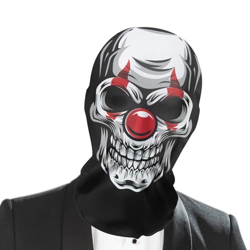 Halloween Geistermaske, gruselige böse Geistermaske - Horror Evil Ghost Mesh Maske mit atmungsaktivem Design, böse Geistermaske, gruseliges Halloween-Kostüm aus Mesh für Erwachsene von Générique