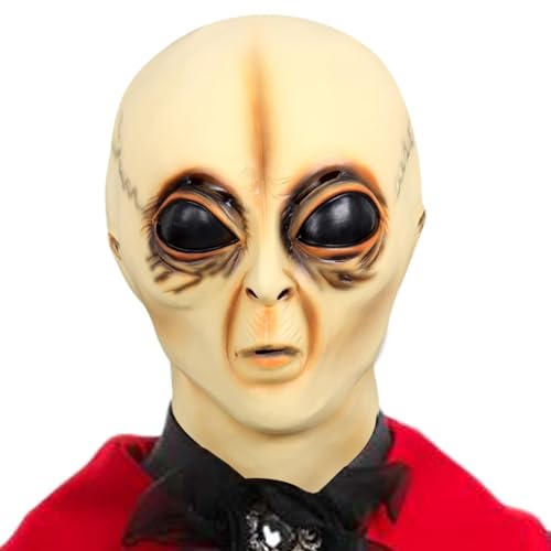 Halloween-Gesichtsdecke, außerirdische Gesichtsbedeckung, realistische Halloween-Gesichtsbedeckung, tragbares Scherzzubehör, vielseitige Kostüme für Urlaubspartys, Karneval, Cospla Halloween-Gesichtsdecke, außerirdische Gesichtsbedeckung, realistische Halloween-Gesichtsbedeckung, tragbares Scherzzubehör, vielseitige Kostüme für Urlaubspartys, Karneval, Cospla von Générique