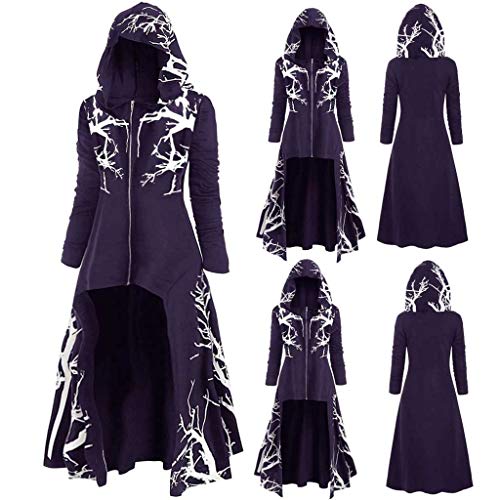 Halloween-Kleider, mittelalterlich, Damen, Retro, Hexe, Hoodie, Gothic, viktorianisch, Renaissance, Cosplay, Karneval, Kostüm, Verkleidungen für Halloween, Maxikleider von Générique