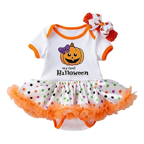 Halloween-Kostüm, Baby, Kleid, Bodysuit, kurzärmlig, bedruckt, Kürbis, Stirnband, Kostüm, Säugling, Mädchen, Verkleidung, Karneval, Halloween, Baby, Mädchen, Frühling, Herbst, Verkleidung T Hal Halloween-Kostüm, Baby, Kleid, Bodysuit, kurzärmlig, bedruckt, Kürbis, Stirnband, Kostüm, Säugling, Mädchen, Verkleidung, Karneval, Halloween, Baby, Mädchen, Frühling, Herbst, Verkleidung T Hal von Générique