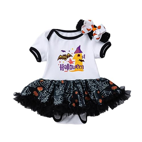 Halloween-Kostüm, Baby, Kleid, Bodysuit, kurzärmlig, bedruckt, Kürbis, Stirnband, Kostüm, Säugling, Mädchen, Verkleidung, Karneval, Halloween, Baby, Mädchen, Frühling, Herbst, Verkleidung T Hal Halloween-Kostüm, Baby, Kleid, Bodysuit, kurzärmlig, bedruckt, Kürbis, Stirnband, Kostüm, Säugling, Mädchen, Verkleidung, Karneval, Halloween, Baby, Mädchen, Frühling, Herbst, Verkleidung T Hal von Générique