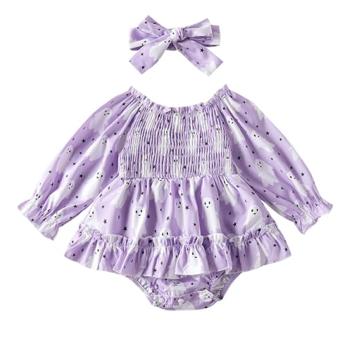 Halloween-Kostüm, Baby, Langarm, Rüschen, Kürbis-Druck, Stirnband, Kostüm, Säugling, Mädchen, Karneval, Verkleidung Halloween, Baby, Mädchen, mit Spitzenkragen, Verkleidung T Halloween-Kostüm, Baby, Langarm, Rüschen, Kürbis-Druck, Stirnband, Kostüm, Säugling, Mädchen, Karneval, Verkleidung Halloween, Baby, Mädchen, mit Spitzenkragen, Verkleidung T von Générique