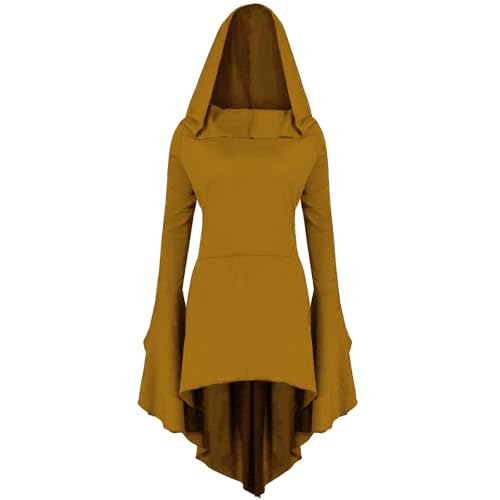 Halloween Kostüm Mittelalterliche Kleider für Damen, Retro, Hexe, mit Kapuze, Gothic, viktorianisch, Renaissance Cosplay, Karneval, Kostüm für Halloween, lange Kleider Halloween Kostüm Mittelalterliche Kleider für Damen, Retro, Hexe, mit Kapuze, Gothic, viktorianisch, Renaissance Cosplay, Karneval, Kostüm für Halloween, lange Kleider von Générique