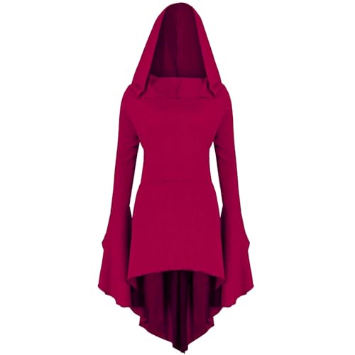 Halloween Kostüm Mittelalterliche Kleider für Damen, Retro, Hexe, mit Kapuze, Gothic, viktorianisch, Renaissance Cosplay, Karneval, Kostüm für Halloween, lange Kleider Halloween Kostüm Mittelalterliche Kleider für Damen, Retro, Hexe, mit Kapuze, Gothic, viktorianisch, Renaissance Cosplay, Karneval, Kostüm für Halloween, lange Kleider von Générique