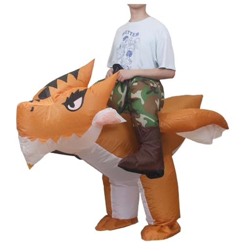 Halloween-Kostüm für Kinder, Dinosaurier, aufblasbar, für Kostümpartys, Kindertag und Veranstaltung mit Rahmen, lustig, Verkleidung für Kinder, Halloween Halloween-Kostüm für Kinder, Dinosaurier, aufblasbar, für Kostümpartys, Kindertag und Veranstaltung mit Rahmen, lustig, Verkleidung für Kinder, Halloween von Générique