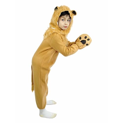 Halloween-Kostüm für Kinder, Pyjama, Tier, Löwe, für Kostümpartys, Shows und Rollenspiel, für festliche Veranstaltungen, für 3 bis 10 Jahre, Verkleidung für Kinder, Halloween Halloween-Kostüm für Kinder, Pyjama, Tier, Löwe, für Kostümpartys, Shows und Rollenspiel, für festliche Veranstaltungen, für 3 bis 10 Jahre, Verkleidung für Kinder, Halloween von Générique