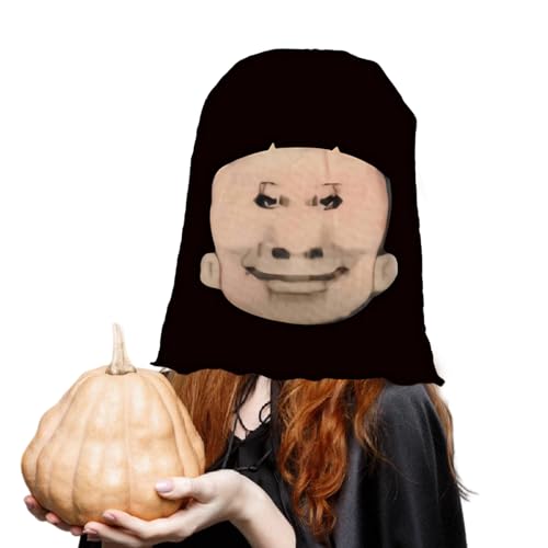 Halloween-Maske für Erwachsene | 3D-Maske, Cosplay-Kostüm, lustig, Sonnenschutz, Zubehör, Party, Erwachsene, Radfahren, Abenteuer von Générique