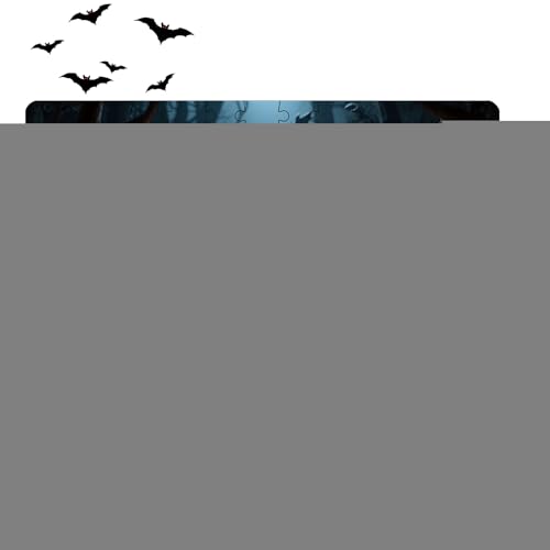 Halloween-Puzzle für Erwachsene, Puzzle 130 Teile für Kürbisse und Tiere – Lernspiel Halloween für Erwachsene Dekoration Familienabend von Générique