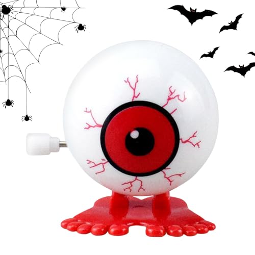 Halloween-Spielzeug zum Aufziehen, Augapfel zum Aufziehen – mechanisches Spielzeug mit Augapfel – kleines Fantasie-Spielzeug für und Mädchen, Horrorzubehör, Schreibtischdekoration P von Générique