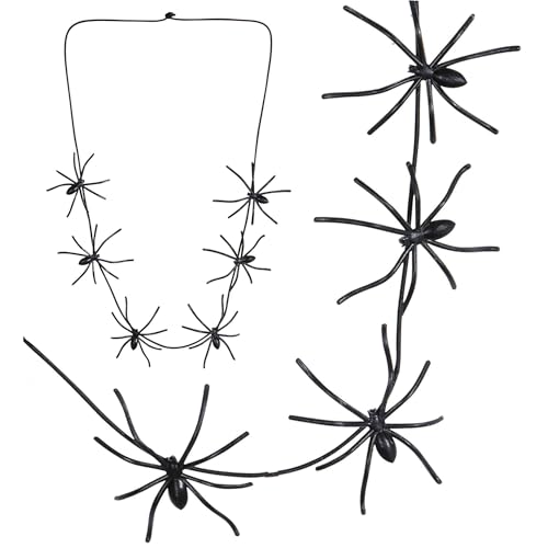 W WIDMANN MILANO Party Fashion 8709R - Spinnenhalskette, Schwarz, ca. 60cm, Schmuck, Kostümaccessoires, Hexe, Vampir, Karneval, Mottoparty, Halloween W WIDMANN MILANO Party Fashion 8709R - Spinnenhalskette, Schwarz, ca. 60cm, Schmuck, Kostümaccessoires, Hexe, Vampir, Karneval, Mottoparty, Halloween von W WIDMANN MILANO Party Fashion