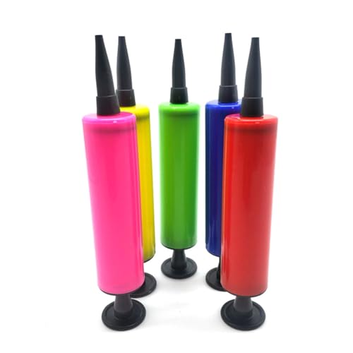 Handballonpumpe, tragbar, manuell, Sturdy Design, leicht & kompakt, Party-Luftballon-Blower für Dekorationen, aufblasbare Pumpe, 6,69 x 1,18 Zoll von Générique