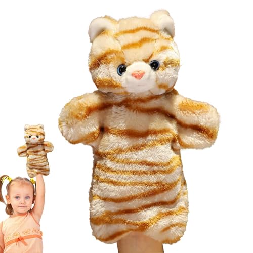 Handpuppe Katze, Handpuppen für – weiche Handpuppe zum Geschichtenerzählen, Handpuppen für Katzentiere | Vortäuschend wie Plüschtier Tier Lernspielzeug P von Générique