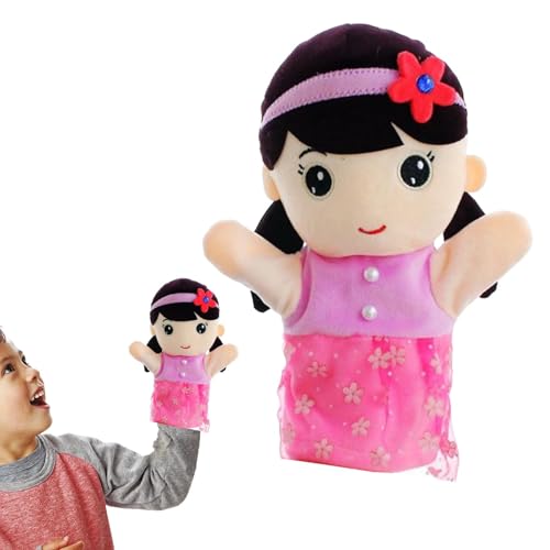 Handpuppen mit beweglichem Mund, Handpuppen – niedliche Familienhandpuppen mit funktionierendem Mund | Weiches und lustiges interaktives Spielzeug zum Spielen und Lernen, Favor von Générique