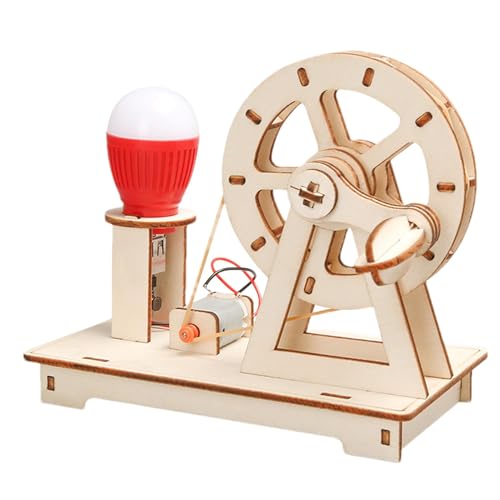 Handwerkliches Generator-Spielzeug – Bauen Sie Ihr eigenes Stromgenerator-Set für die | interaktives Lernset mit Komponenten für Experimente und Deve von Générique