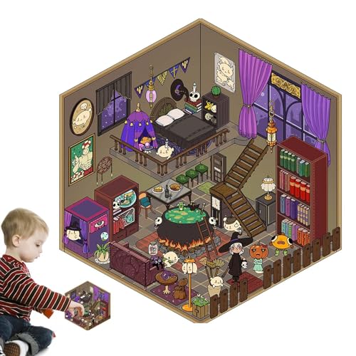 -Hausaufkleber, Handcraft Room Decals, Kids Room Sticker Scenes, Decorative House Wall Stickers, Room Decor Scenes, Fun Room Sticker Crafts, Kids Wall Decals, Room Decoration Sticker Kit -Hausaufkleber, Handcraft Room Decals, Kids Room Sticker Scenes, Decorative House Wall Stickers, Room Decor Scenes, Fun Room Sticker Crafts, Kids Wall Decals, Room Decoration Sticker Kit von Générique