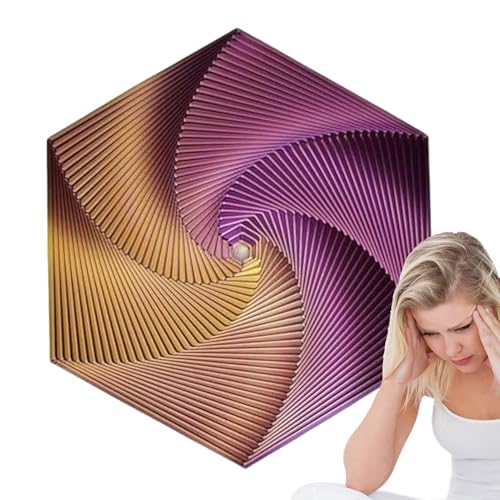 Hexagon Fidget | Anti-Stress Optische Täuschung – Hexagonal 3D für sensorische Partys Spiele Hexagon Fidget | Anti-Stress Optische Täuschung – Hexagonal 3D für sensorische Partys Spiele von Générique
