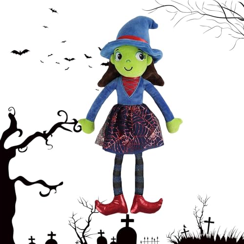 Hexen-Plüschpuppe – schönes Plüsch-Hexenspielzeug, schönes Hexen-Plüschtier, weiche Hexenpuppe für Mädchen | Halloween-Dekoration, Geschenk für Baby, Mädchen, hautfreundlich, J Hexen-Plüschpuppe – schönes Plüsch-Hexenspielzeug, schönes Hexen-Plüschtier, weiche Hexenpuppe für Mädchen | Halloween-Dekoration, Geschenk für Baby, Mädchen, hautfreundlich, J von Générique