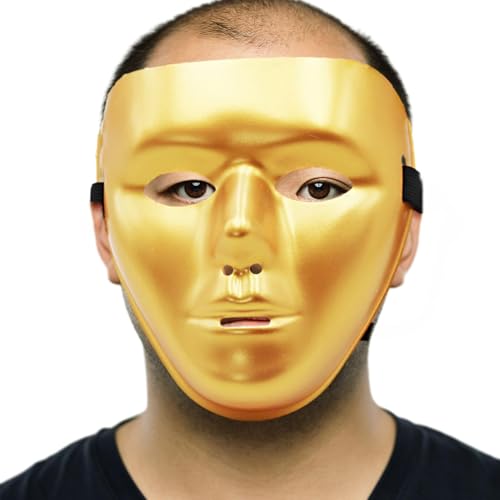 Hip Hop Full Face Cover – Halloween-Gesichtsmaske | Vollgesichtsmaske, Halloween-Gesichtsmaske, Karneval, verstellbar, Halloween, Party, Abdeckung für Maskerade, Cosplay, White Full Face Pa Hip Hop Full Face Cover – Halloween-Gesichtsmaske | Vollgesichtsmaske, Halloween-Gesichtsmaske, Karneval, verstellbar, Halloween, Party, Abdeckung für Maskerade, Cosplay, White Full Face Pa von Générique