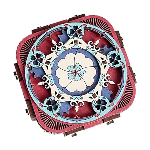 Holzmodelle zum Bauen für Erwachsene, Holzpuzzle für Erwachsene | Bausätze Holzpuzzles – Puzzle mit Licht und Musik, mechanische Spielbox, Modell-Sets von Générique