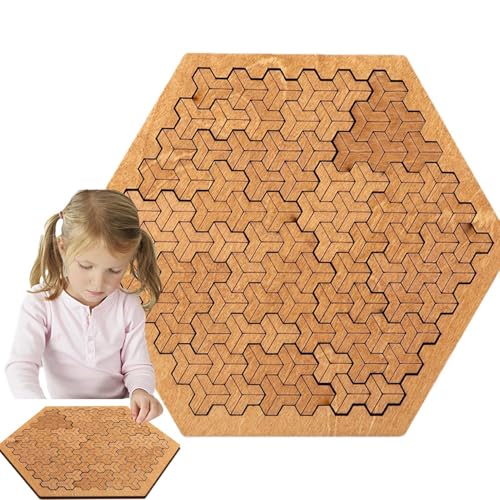 Holzpuzzle für – Holzpuzzles für Puzzlebrett, Spielzeug, Anti-Stress-Spielzeug, Holzpuzzle, Puzzle, Feinmotorik | Lernspielzeug mit kreativem Motiv von Générique
