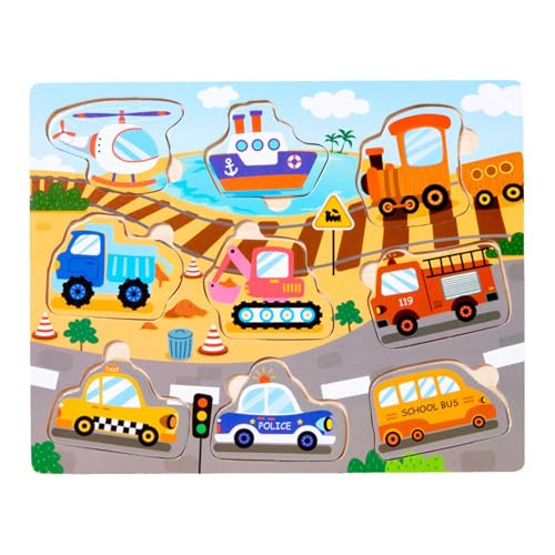 Holzpuzzles für Holzpuzzles | Puzzles für Cartoon-Design, Lernpuzzle, Stielspielzeug, Puzzles für ein ansprechendes Spielerlebnis von Générique