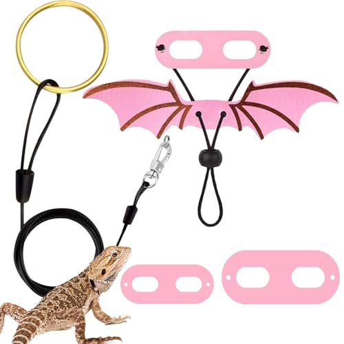 Hundegeschirr für Bart- , Geschirr und Leine, Dinosaurier-Flügel-Geschirr, 3 Größen für Reptilien, Barbu, und kleine Tiere Hundegeschirr für Bart- , Geschirr und Leine, Dinosaurier-Flügel-Geschirr, 3 Größen für Reptilien, Barbu, und kleine Tiere von Générique