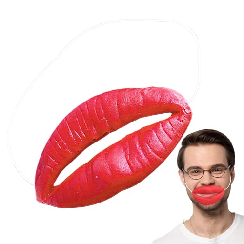 Inding Lips Toy Prop – Komödien-Mund-Dekoration, übergroße Latexlippenmaske | lustige Anziehpartys mit rotem Lippengägel, Gruppenfotos aus dem lustigen Witzmund Inding Lips Toy Prop – Komödien-Mund-Dekoration, übergroße Latexlippenmaske | lustige Anziehpartys mit rotem Lippengägel, Gruppenfotos aus dem lustigen Witzmund von Générique