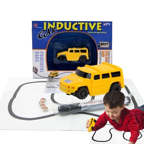 Induktives Auto-Spielzeug, Baufahrzeuge mit Bagger-Spielzeug, lehrreiches Bagger-Spielzeug, um jeder schwarzen Linie zu folgen, mit optischem Sensor, Geschenk von Générique