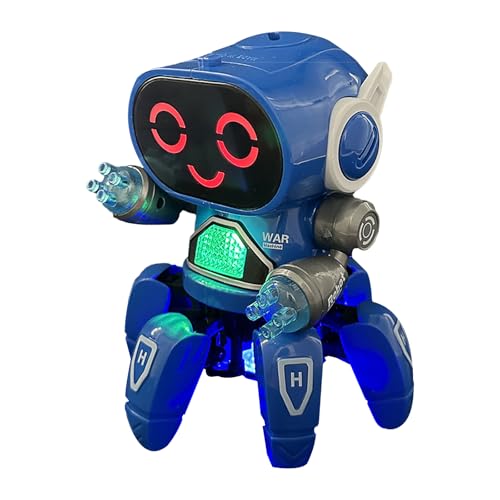 Interaktiver Krakenroboter mit Musik, blinkendes LED-Spielzeug mit Bewegungssensor, elektrischer Tanzroboter für Kindergarten, Kindergarten, Kindergarten, Ar-Spiel von Générique