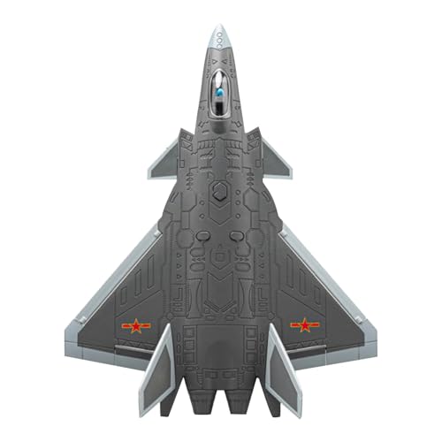 J-20 Toy Plane Modell, Display Aircraft Modell mit Stand, Collectible Aircraft Display Model, Airplane Model with Led Lights, J-20 Model with Sound Effects, Detailed Aircraft Model for Display von Générique