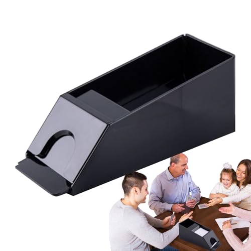 Kartenhändler – Blackjacks Trawing Shoe, Deck Card Dispenser | Wiederverwendbare Karten Spielkartenspender, Blackjacks Händler für das Spiel Night Game von Générique