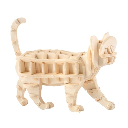 Katzen-Puzzle – Tier-Puzzle | Laufende Katzenkulptur-Puzzle, handgefertigte Katzenstatue aus interaktivem Lernpapier, für Urlaubsdekoration Katzen-Puzzle – Tier-Puzzle | Laufende Katzenkulptur-Puzzle, handgefertigte Katzenstatue aus interaktivem Lernpapier, für Urlaubsdekoration von Générique