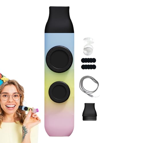 Kazoos Musikinstrumente | Tragbare Instrumente für Kazoo, Doppelmembran mit Umhängeband für Klasse, Geburtstag, Party, Spiel und Musik von Générique