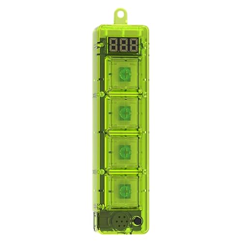 Keyboard Fidget Toy, kompakter Handheld-Schlüsselanhänger, 5,12 x 3,15 Zoll, LED, Licht Stress, beruhigende Spielkonsole, tragbares Spielzeug für Reisen, Büro, Schule von Générique