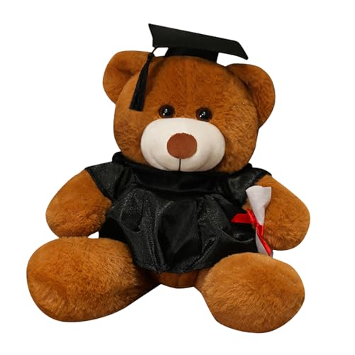 Kids Graduation Bear – Graduation Bear 2024 – Bear with Hat, Graduation Bear Celebrous College Graduation & Elementary High School Kids Graduation Bear Girls Graduation Decoration Börse Wit von Générique