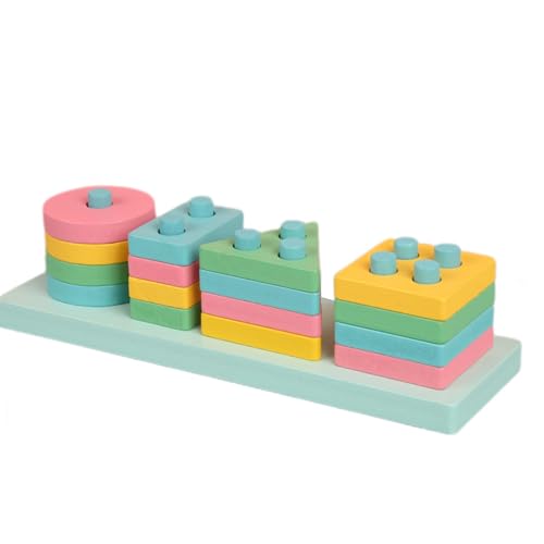 Kids Shape Sorter, tragbares Toddler-Puzzle, interaktives Matching Game, feine Motorskillentwicklung, Lernspielzeug, Stocking Stuffer, 8,27 x 2,56 x 2,17 Zoll Kids Shape Sorter, tragbares Toddler-Puzzle, interaktives Matching Game, feine Motorskillentwicklung, Lernspielzeug, Stocking Stuffer, 8,27 x 2,56 x 2,17 Zoll von Générique