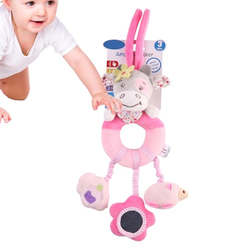 Kinderwagenspielzeug aus Plüsch, blau, niedliche Rasseln aus Plüsch, Dekoration für Auto oder Kinderwagen | Niedliche Tiergehänge für und Mädchen, ideal für R Kinderwagenspielzeug aus Plüsch, blau, niedliche Rasseln aus Plüsch, Dekoration für Auto oder Kinderwagen | Niedliche Tiergehänge für und Mädchen, ideal für R von Générique