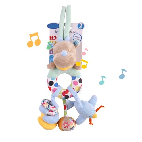 Kinderwagenspielzeug aus Plüsch – blaue Welpenrattle, schöne Hängedekoration in Rosa, Rosa, für Kinderwagen | weiche Rassel für und Mädchen, perfekt für Autositze, Kinderwagenspielzeug aus Plüsch – blaue Welpenrattle, schöne Hängedekoration in Rosa, Rosa, für Kinderwagen | weiche Rassel für und Mädchen, perfekt für Autositze, von Générique