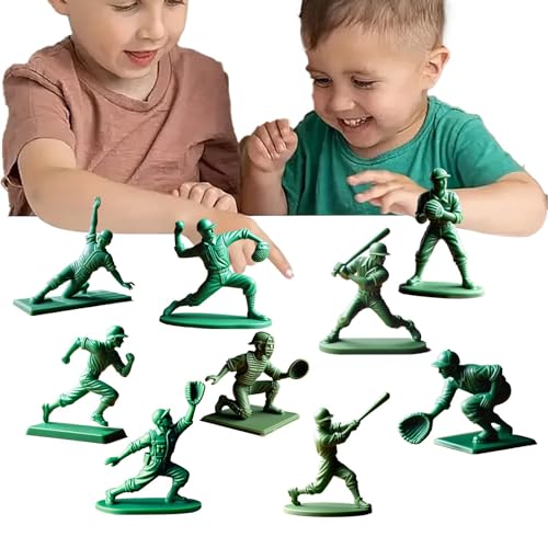 Klassische Baseballfiguren, grüne Baseballspielerfigur – 9x Green 2 Zoll Baseball Catcher Fielder Statue – ClassicCharacter Fans Collectible Figures for Friends, ClassaSates Klassische Baseballfiguren, grüne Baseballspielerfigur – 9x Green 2 Zoll Baseball Catcher Fielder Statue – ClassicCharacter Fans Collectible Figures for Friends, ClassaSates von Générique