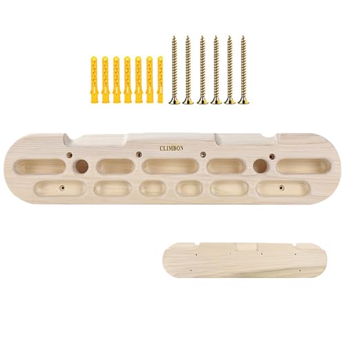 Klettertraining-Hangboard, Kletterhangboard, Fingerbrett aus Holz für Rocktraining, Türmontierter Trainingsstation, Klettergriffrahmen Klettertraining-Hangboard, Kletterhangboard, Fingerbrett aus Holz für Rocktraining, Türmontierter Trainingsstation, Klettergriffrahmen von Générique
