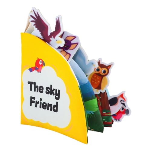 Knitterbücher, Stoffbücher für Babys, Stoffbücher für Kleinkinder, Babybücher aus sicherem Stoff, quietschendes Knitter-Stoffbuch für die Früherziehung von Kleinkindern im Alter von 6 bis 12 Monaten Knitterbücher, Stoffbücher für Babys, Stoffbücher für Kleinkinder, Babybücher aus sicherem Stoff, quietschendes Knitter-Stoffbuch für die Früherziehung von Kleinkindern im Alter von 6 bis 12 Monaten von Générique