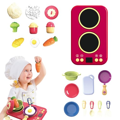 Kochspiel-Set für Kinder, Spielset für Kinder, Spielset für Kinder, Spielen, Essenspiel mit Ton und Licht, realistisches Lernspiel Kochspiel-Set für Kinder, Spielset für Kinder, Spielset für Kinder, Spielen, Essenspiel mit Ton und Licht, realistisches Lernspiel von Générique