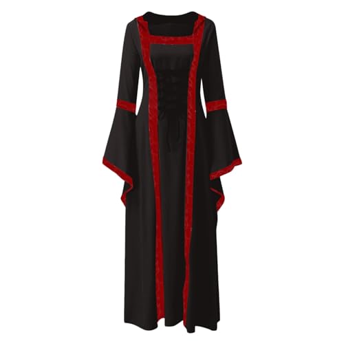 Kostüm Damen Mittelalterliche Prinzessin - Gothic - Cocktailkleid - Kostüm Cosplay Kostüm für Halloween Karneval Große Größe Mittelalter Renaissance Dress von Générique